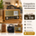 Radio Retro Portátil Recargable con Reloj, USB, TF y AUX