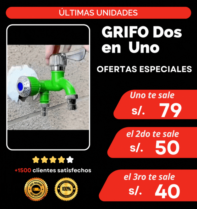 Grifo Dos en Uno (Delivery GRATIS)