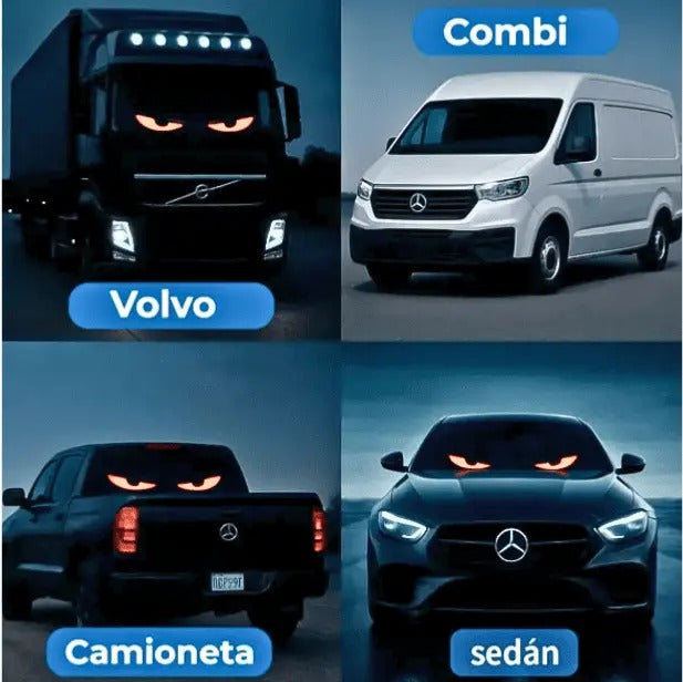 Pantalla LED de Ojos Premium para Vehículos – Control por App 🚘