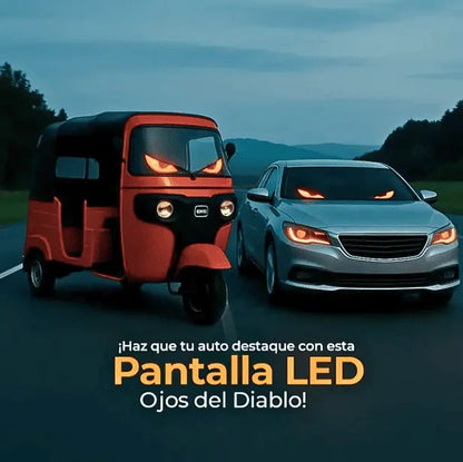 Pantalla LED de Ojos Premium para Vehículos – Control por App 🚘